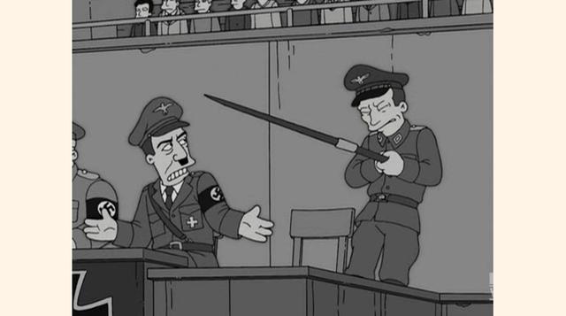 Adolf Hitler, líder del Nascismo ha tenido más de dos apariciones en los Simpsons. (Foto: taringa)