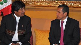 Ollanta Humala y Evo Morales se reunirán en Lima a fines de febrero