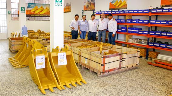 Petrax On es la primera aplicación en el mundo en calcular el rendimiento de las puntas en una excavadora.