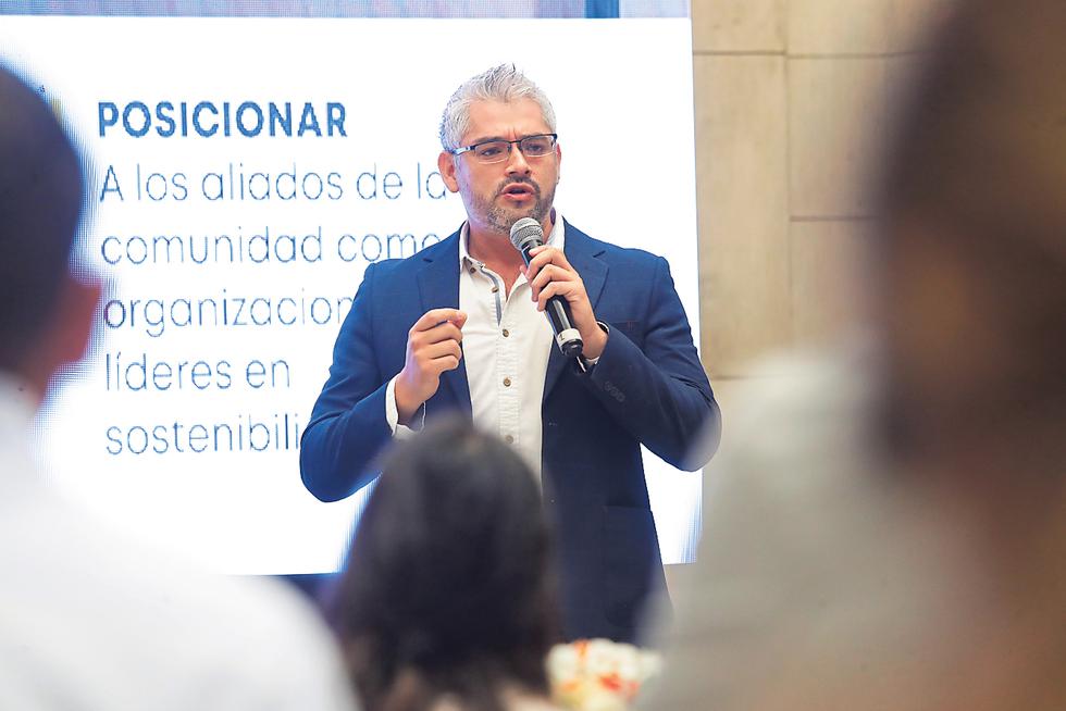 Omar Mariluz, director periodístico del
diario Gestión, presentó los eventos de
la marca para este 2024. 