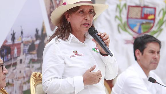 Dina Boluarte aseguró que hizo coordinaciones lícitas con Maritza Sánchez. (Foto: Presidencia)