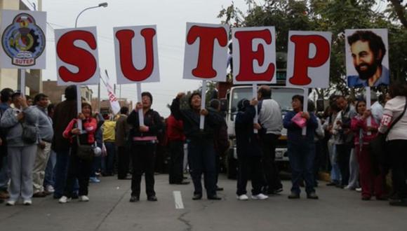 Sutep brinda solución tras anuncio de paro nacional para el 23 de noviembre. Foto: Andina