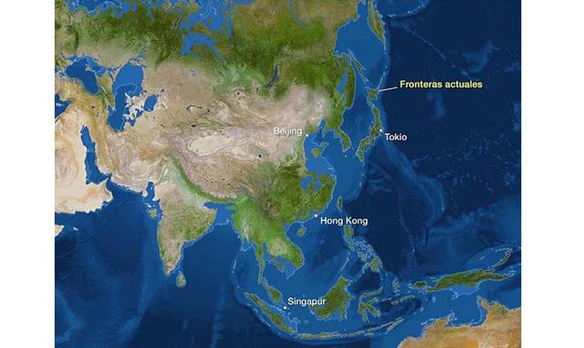 Asia. El territorio que ahora habitan alrededor de 600 millones de personas se hundiría debajo del agua así como todo Bangladesh y una gran parte de la India. Las zonas montañosas de Camboya se convertirían en islas.