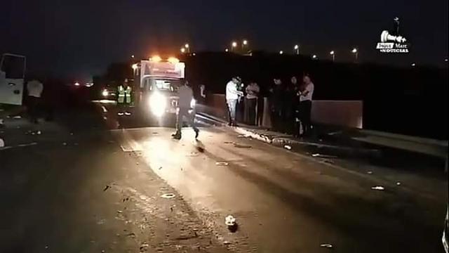 El accidente ocurrió aproximadamente a las 4:00 a.m. (Foto: Podemos Ferreñafe / Facebook)