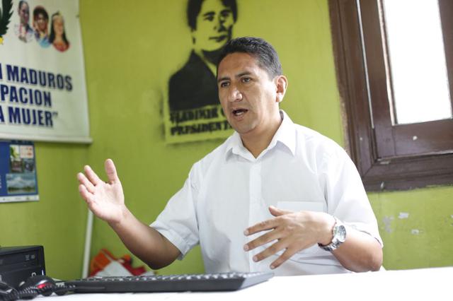 Vladimir Cerrón. El ex candidato presidencial señaló que se mantendrá neutral respecto alguno de los candidatos.