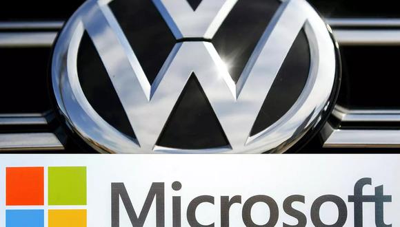 Volkswagen y Microsoft cooperan desde el 2018 para crear una plataforma desmaterializada para el intercambio de datos entre vehículos conectados. (Foto: AFP)
