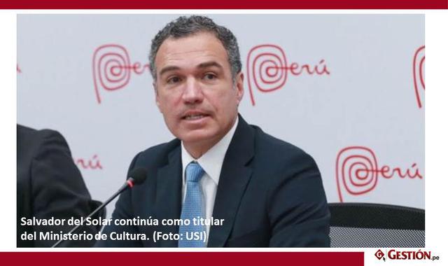 Foto 18 | Salvador del Solar sigue como titular del Ministerio de Cultura. (Foto: USI)