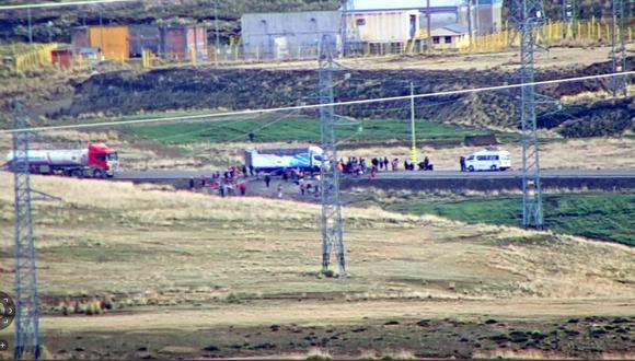 Antapaccay reporta que se reanudaron bloqueos en acceso a sus operaciones y al corredor minero del sur. (Foto: Difusión)