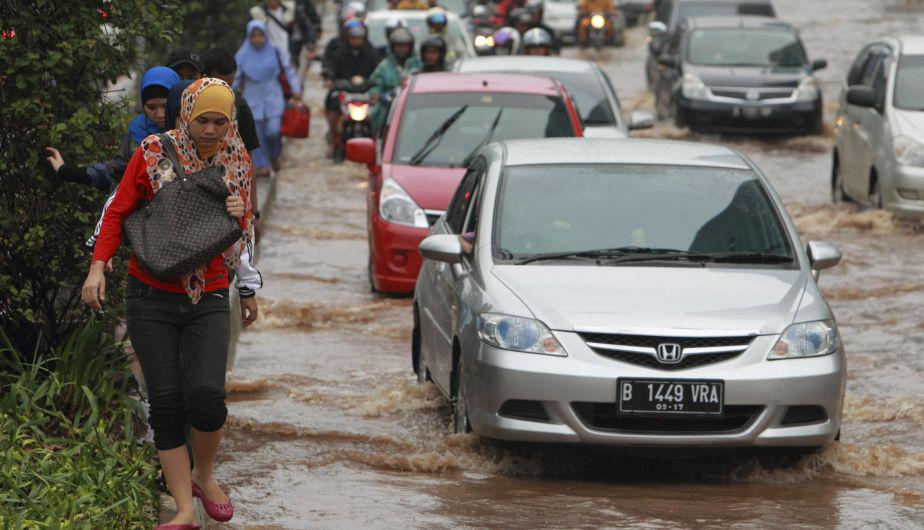 Jakarta, capital de Indonesia, con 27.7 millones de personas en peligro. (Reuters)