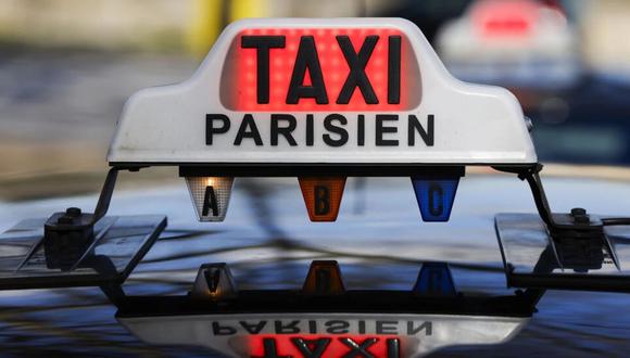 Un taxi de París. Ludovic Marin / AFP/Archivos