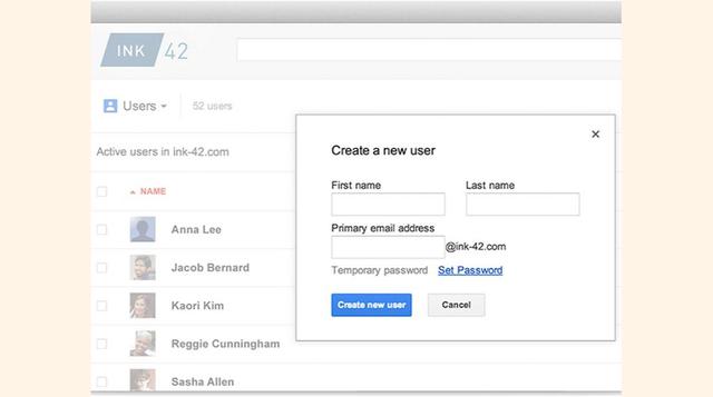 Google Apps Admin, la página de administración de cuenta de Google Apps de una empresa. Lo hace cosas como configurar o eliminar cuentas de usuario y políticas de seguridad seleccionados.