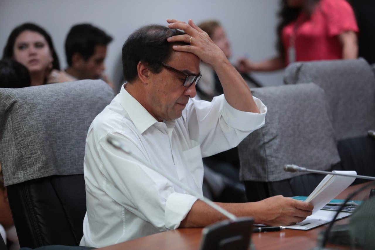 El congresista de Acción Popular, Yonhy Lescano, pidió licencia a la Comisión de Ética que está evaluando la denuncia en su contra por acoso sexual. (Foto: Hugo Pérez / GEC)