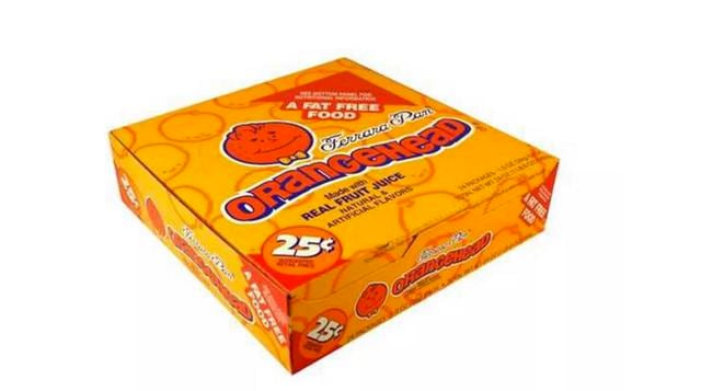 Orangehead. Orangehead era un caramelo producido por la empresa Ferrara Candy Company. Su producto estrella es Jujyfruits, pero dentro de la línea de pequeñas esferas de caramelo, liderada por la marca Lemonhead, fue famosa la Orangehead con sabor a naran