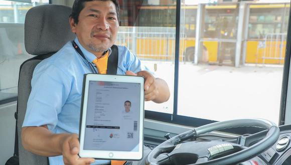 Los conductores de vehículos pueden obtener la licencia de conducir de forma digital desde cualquier región. (Foto: MTC)