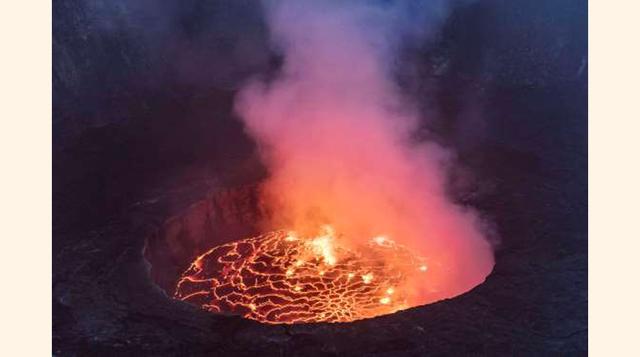6. Monte Nyiragongo, República Democrática del Congo. (Foto: MSN)