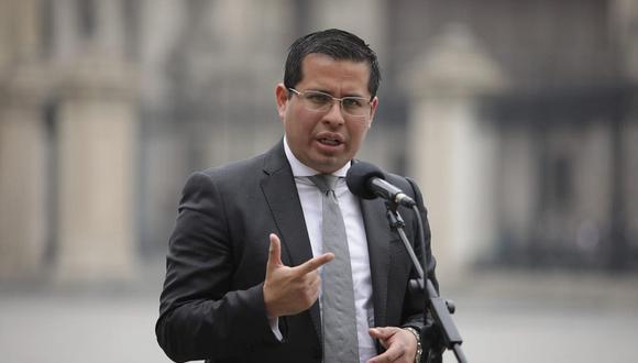 Benji Espinoza negó que haya elementos suficientes para llevar a juicio a algún exfuncionario o a Pedro Castillo (Foto: archivo GEC)