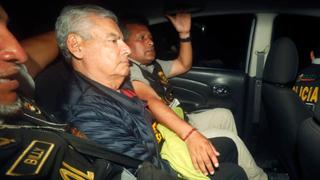Villanueva estará detenido siete días por investigación por tráfico de influencias  