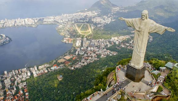 El Cristo Redentor, en Río de Janeiro, es una de las siete maravillas del mundo moderno. (Crédito: Riotur)