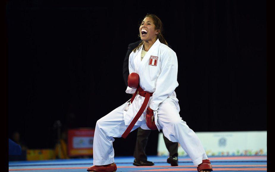 Alexandra Grande es nuestra principal carta en karate y debutará este sábado. (Foto: AFP)