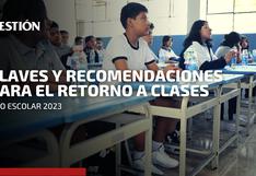 Año escolar 2023: claves y recomendaciones para el retorno a clases