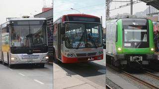 Metropolitano, Metro de Lima y corredores ¿funcionarán el 25 de diciembre?