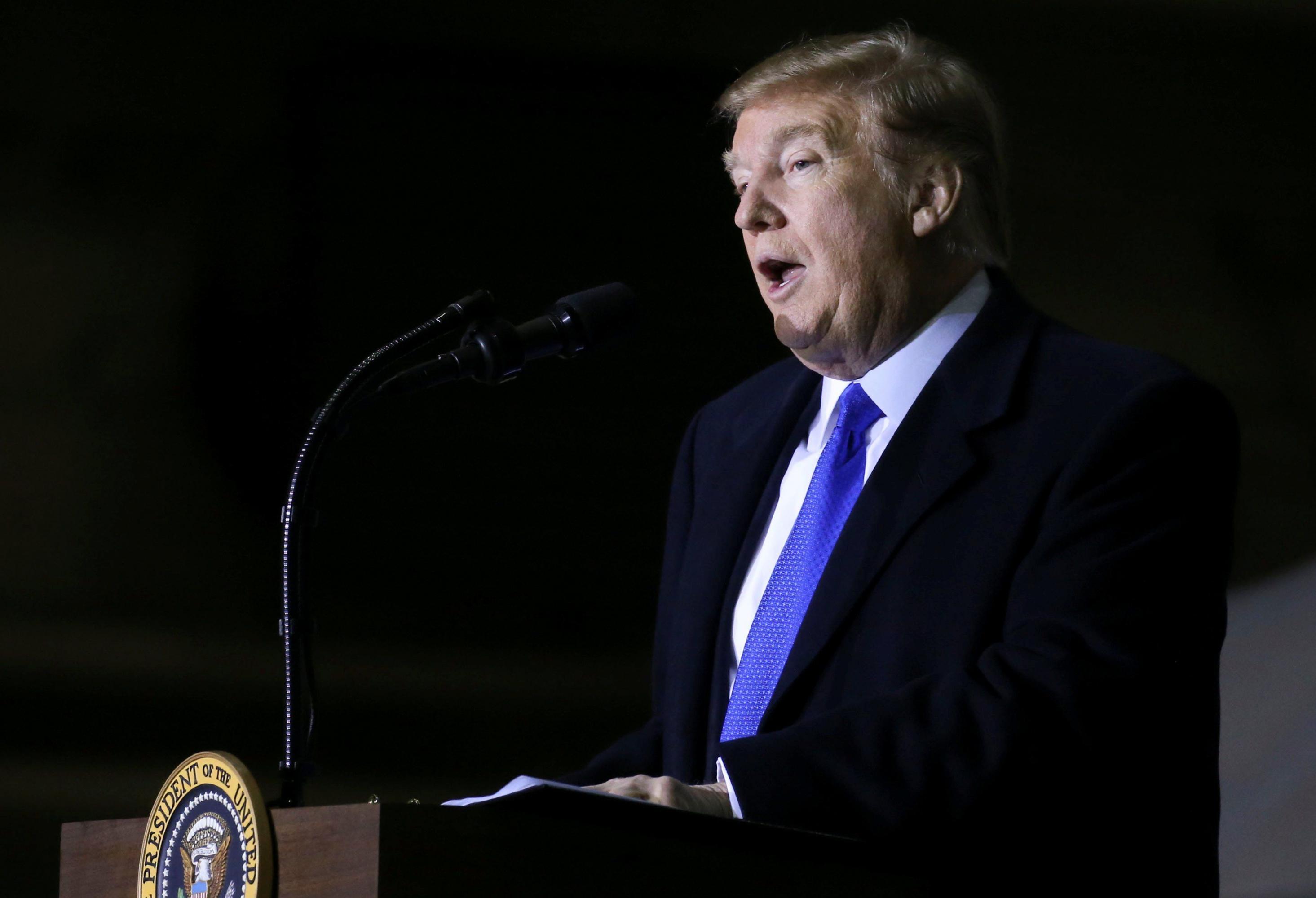 "Esto es muy importante para nuestros granjeros, ¡Y para mí!", afirmó Donald Trump. (Foto: Reuters)