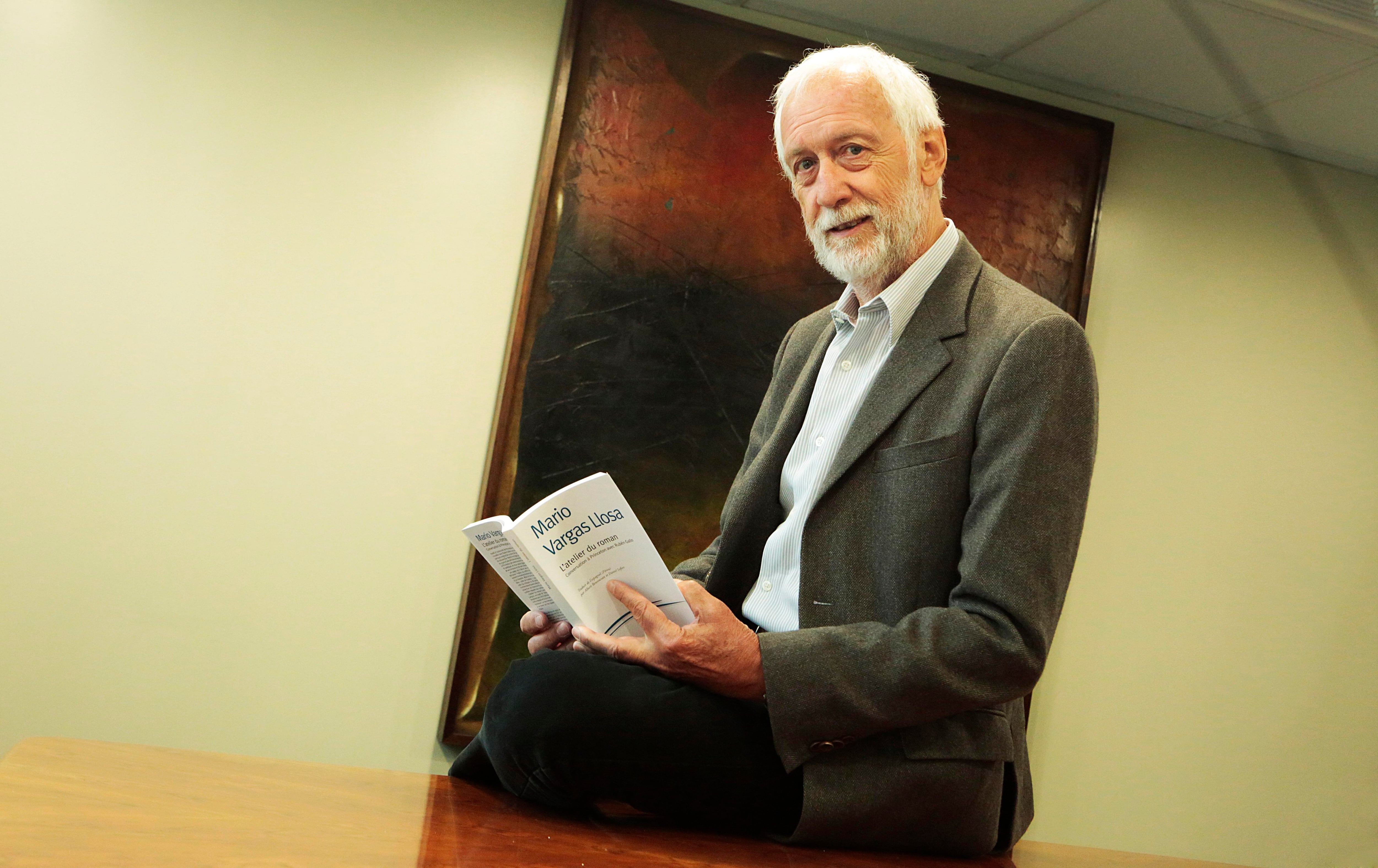 Daniel Lefort es traductor de la obra de Mario Vargas Llosa y César Moro (Foto: Diana Chávez).