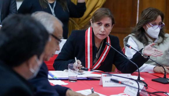 La fiscal Patricia Benavides presentó una denuncia constitucional contra Pedro Castillo.  (Foto: Presidencia)