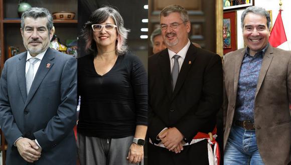 La fiscal Janny Sánchez tomará las declaraciones de cuatro exministros de Martín Vizcarra. (Composición: Gestión)