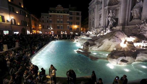 La popular Fontana di Trevi, en Roma. (Foto: Reuters)