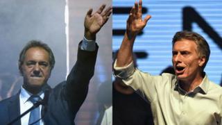 Scioli y Macri definirán presidencia de Argentina en segunda vuelta electoral