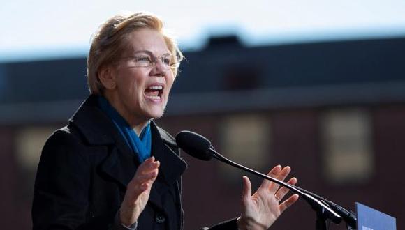 La senadora demócrata de los Estados Unidos, Elizabeth Warren, de Massachusetts. (Foto: EFE).