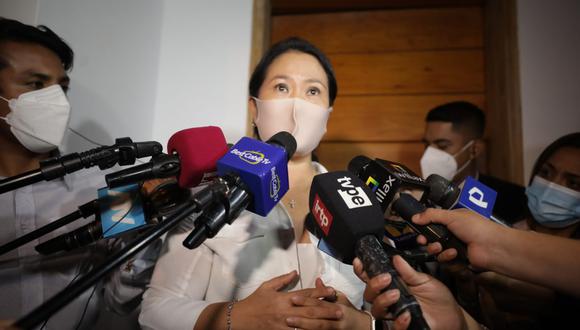 Keiko Fujimori agradeció las muestras de respaldo al fallo del TC que valida el indulto concedido a su padre. (Foto: GEC)