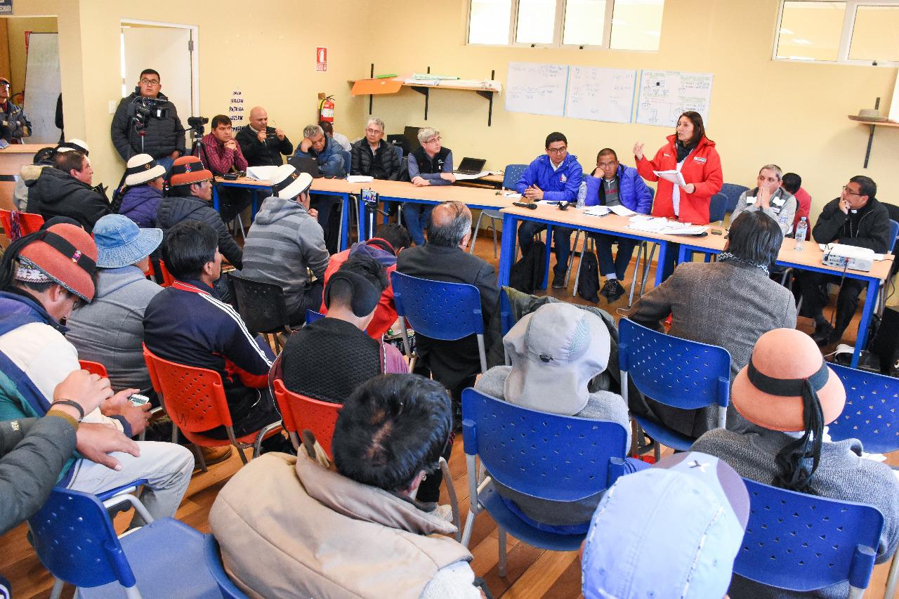Se abre camino de diálogo en Fuerabamba. (Foto: Ministerio de Desarrollo e Inclusión Social)