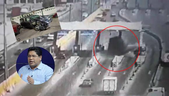 Puente Piedra: Aparecen imágenes del momento exacto del accidente del alcalde Rennán Espinoza.