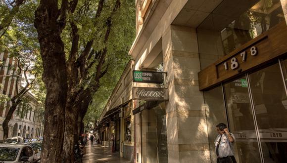 Una casa de cambio de divisas en el barrio de Belgrano de Buenos Aires. (Foto: Bloomberg)