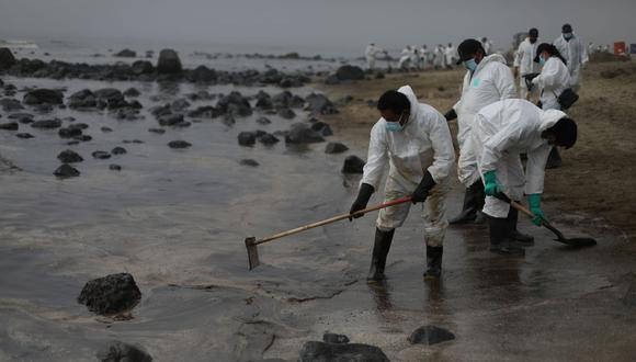 Derrame de petróleo afectó a playas de Ventanilla y Ancón. (Foto: GEC)