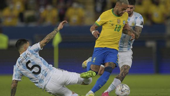 Brasil recibe a Argentina por las Clasificatorias Conmebol 2026 (Foto: Carl De Souza / AFP)