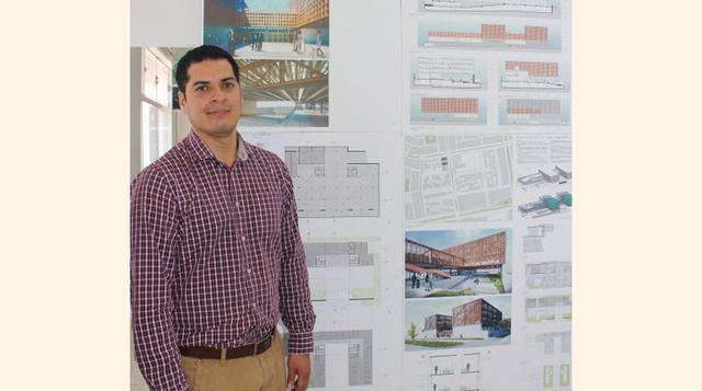 El diseño que adoptará el nuevo local de Concytec es del arquitecto José Antonio Quiroz Farías, quien explica que su modelo tiene los niveles más funcionales posibles en las áreas comunes y de trabajo.  “Es una propuesta con una reducida cantidad de infra