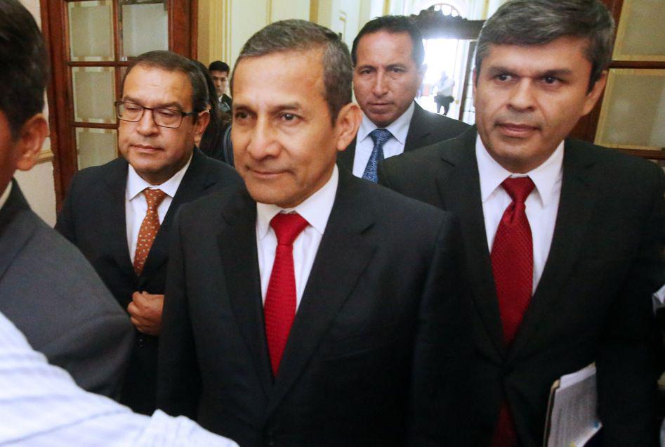 El ex presidente Ollanta Humala declaró luego de acudir a la Comisión Madre Mía del Congreso. (Foto: Congreso de la República)