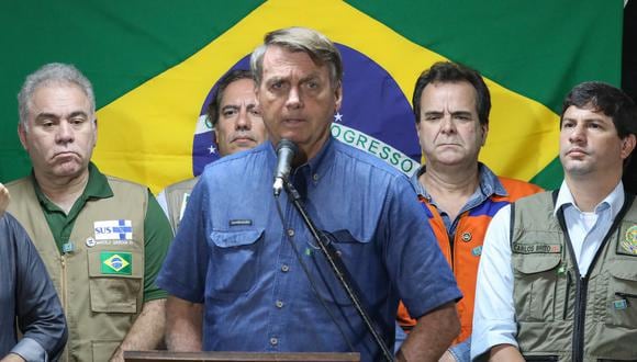 Jair Bolsonaro volvió a subrayar que su Gobierno “es radicalmente contra el aborto, contra la ideología de género, contra el comunismo” y “le teme a Dios por encima de todo”. (Foto: CLAUBER CAETANO / BRAZILIAN PRESIDENCY / AFP)