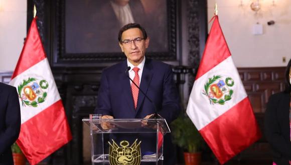 El presidente Martín Vizcarra dio un Mensaje a la Nación para pronunciarse sobre unos audios que lo comprometen. (Foto: Presidencia)