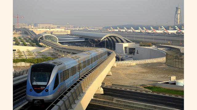 Dubai, EAU. Con solo dos líneas y 47 estaciones, este metro es uno de los mejores del mundo, según Business Insider. De sábado a miércoles, trabaja de 5 a.m. a medianoche y cuesta US$ 0.68.