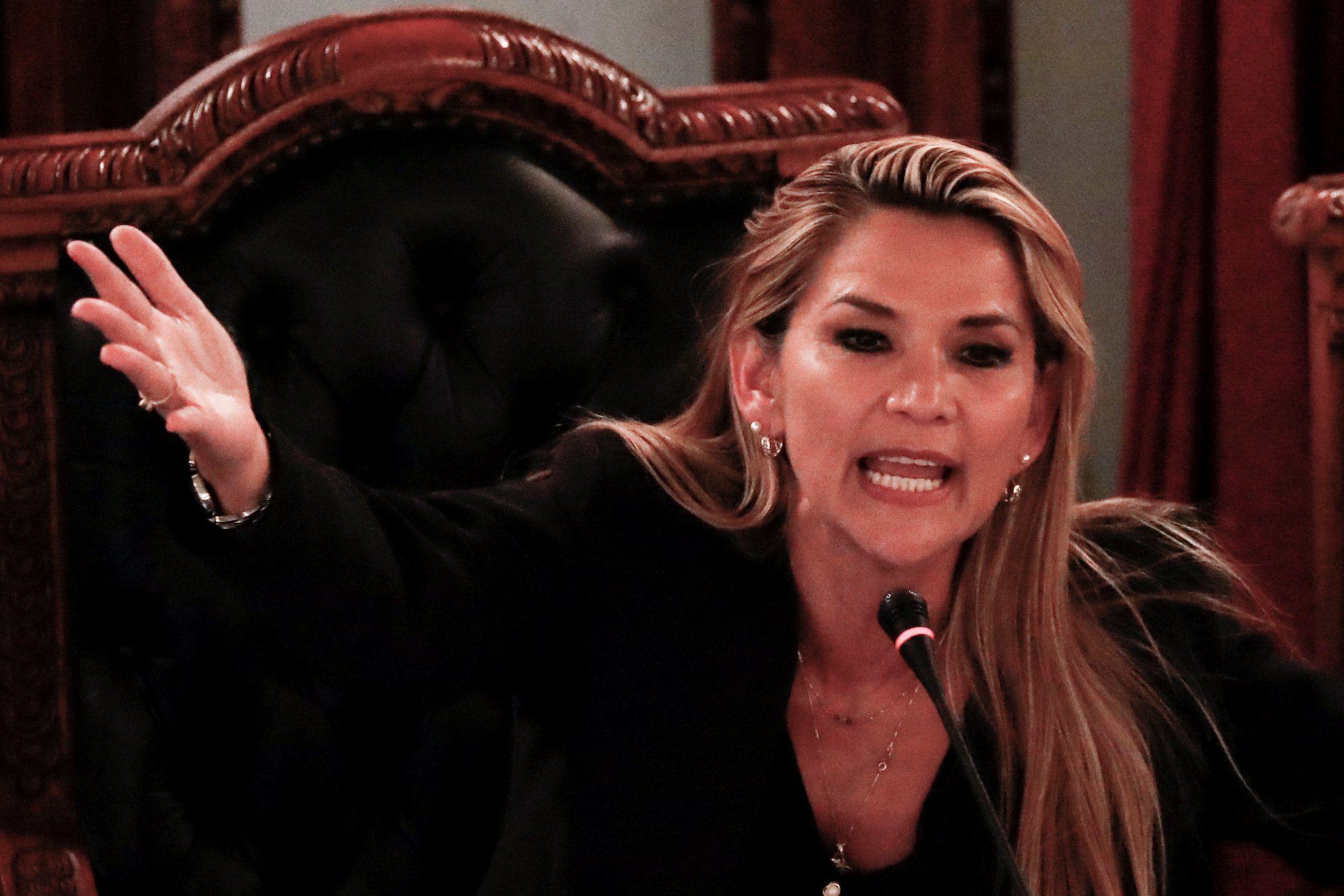 Jeanine Áñez, presidenta interina de Bolivia. (Foto: Reuters)