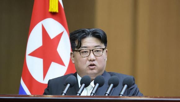 El líder de Corea del Norte, Kim Jong Un. (Foto de KCNA VIA KNS / AFP)