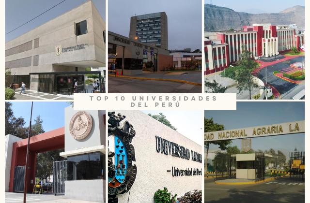 La Superintendencia Nacional de Educación Superior Universitaria (Sunedu) publicó el top 10 de las mejores universidades del Perú. | Crédito: Composición