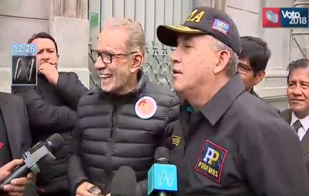 “Yo ya lo dije 20 veces, no voy a debatir en el horario del Jurado Nacional de Elecciones, ya lo dije", remarcó Belmont Cassinelli (Foto: Canal N)