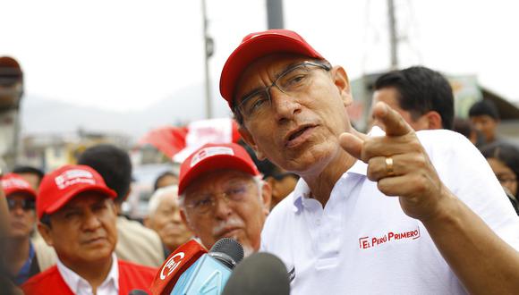 El presidente Martín Vizcarra comentó la situación de Alberto Fujimori en una visita a Piura. (Foto: GEC)