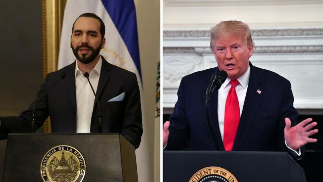 El Salvador y Washington han estrechado las relaciones luego que Bukele tome el poder en el país centroamericano. (AFP).