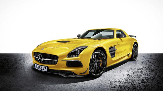 Mercedes-Benz SLS AMG Black Series. Equipado con un motor V8 de 6.2 litros. Con una aceleración de 0-100km/h en 3.6 segundos. Precio: US$ 378,000. (Foto: Megaricos)